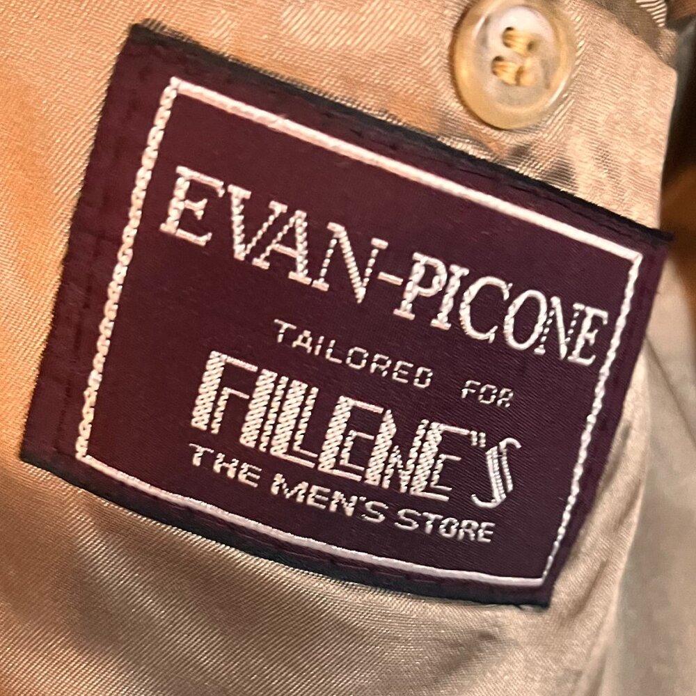 2 Button 100% Wool Blazer Elbow Patch 43r - image 7